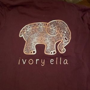 Ivory Ella size large.